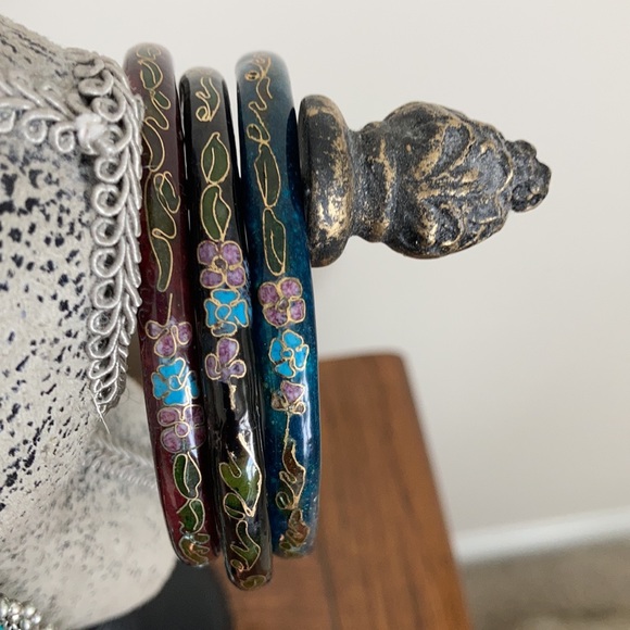 Cloisonné bracelets - Picture 3 of 6